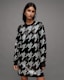 Juela Toni Sequin Check Mini Dress