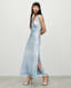 Karlina Estrella Silk Blend Maxi Dress