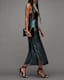 Hadley Metallic Midi Slip Dress