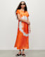 Etta Mariana Silk Blend Tie Dye Dress