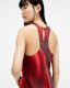 Betina Slim Racer Neck Arches Maxi Dress