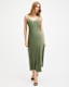Bryony V-Neck Midi Slip Dress