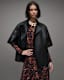 Bayla Bonded Leather Short Sleeve Jacket