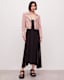 Elora Cropped Leather Biker Jacket