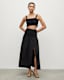 Alex Smock Embroidery Super Cropped Top