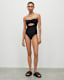 Tatum Cut-Out Strapless Swimsuit