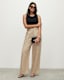 Petra Linen Blend Wide Leg Trousers