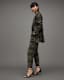 Aleida Toni Houndstooth Print Blazer