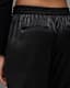 Aleida Mid-Rise Tapered Shiny Trousers