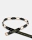 Dakota Leather Hexagon Link Belt
