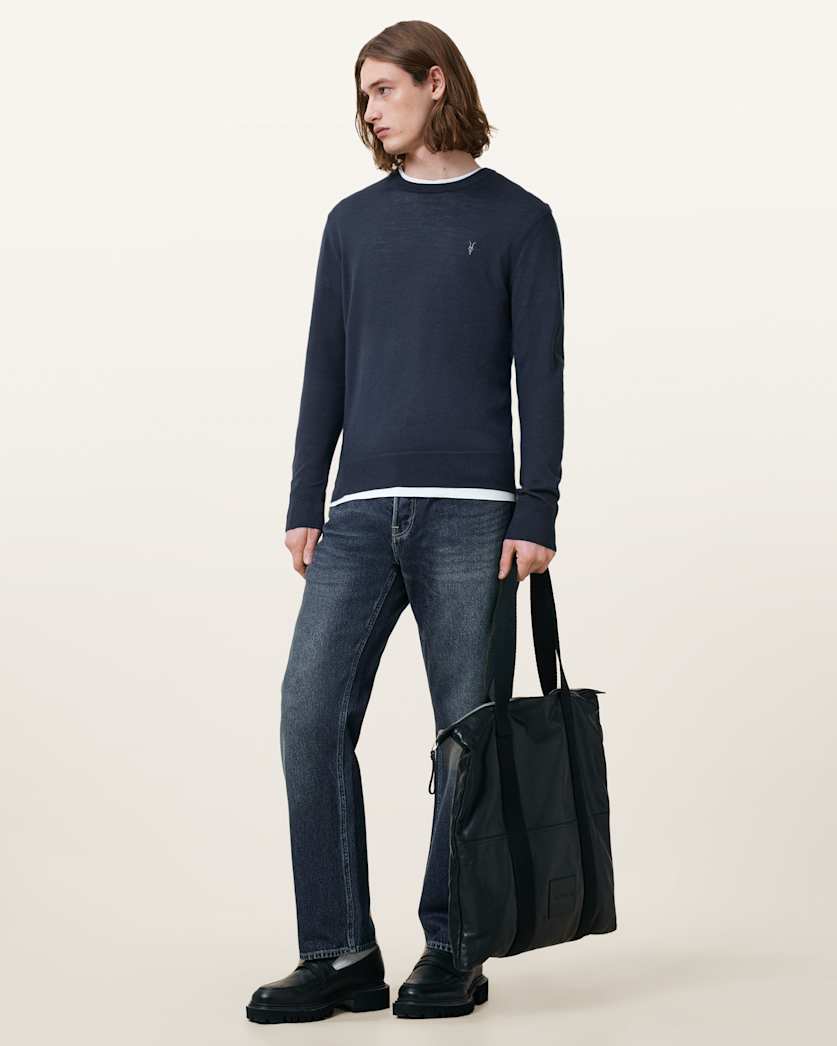 Mode Merino Crew Neck Ramskull Jumper