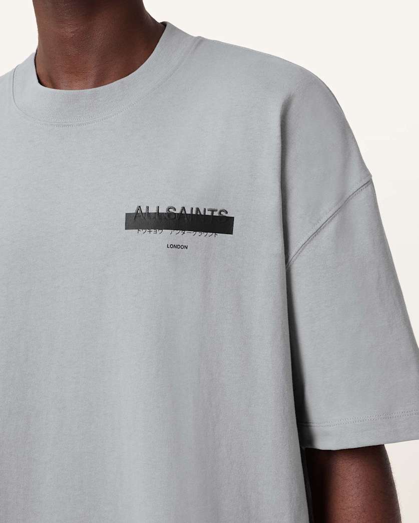 Redact Oversized Embroidered Logo T-Shirt