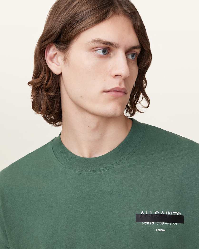 Redact Oversized Embroidered Logo T-Shirt