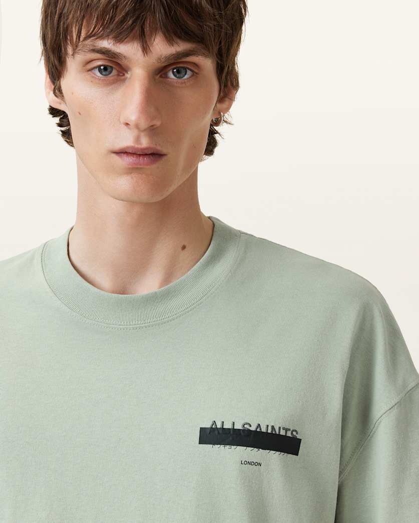 Redact Oversized Embroidered Logo T-Shirt