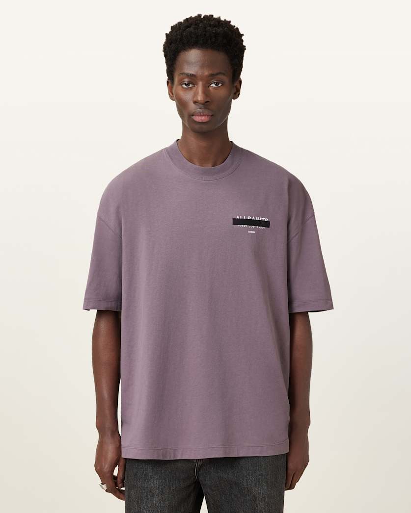 Redact Oversized Embroidered Logo T-Shirt