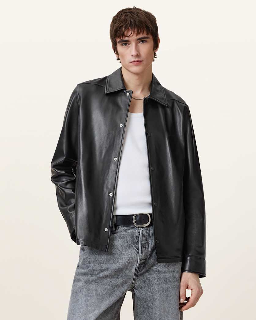 Arlington Minimalist Leather Jacket