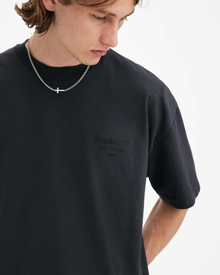 Xander Flocked Logo Oversized T-Shirt