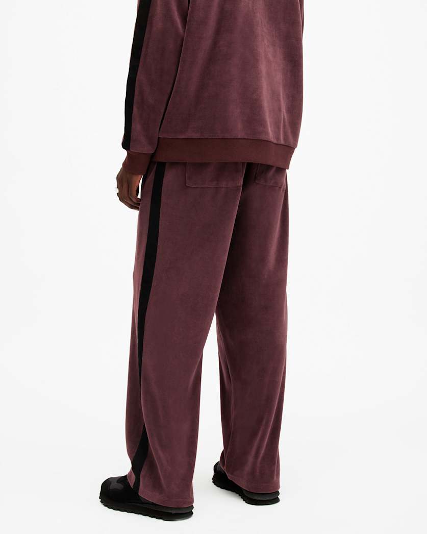 Draven Velour Wide Leg Sweatpants