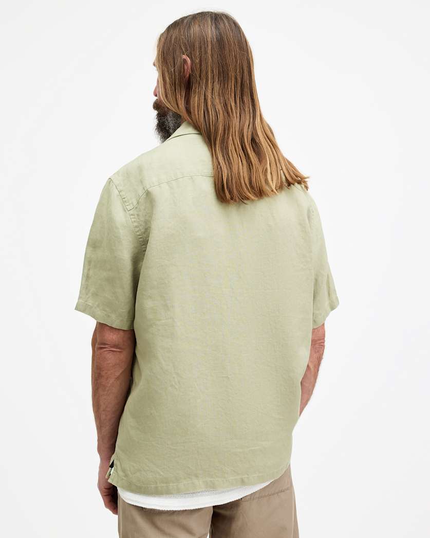 Audley Hemp Relaxed Fit Ramskull Shirt