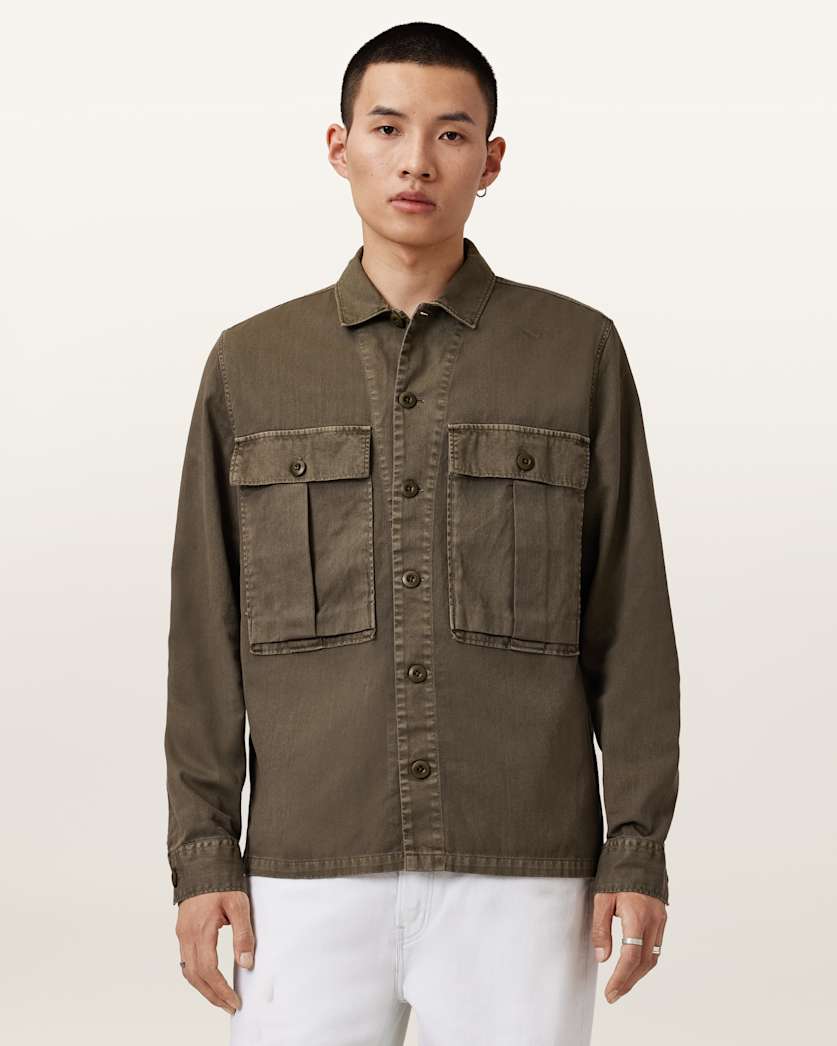 Albyn Long Sleeve Cotton Shirt