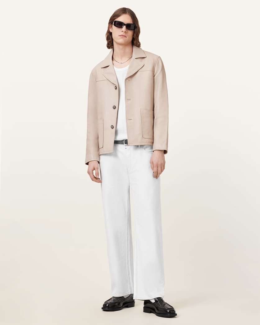 Luca Leather Blazer