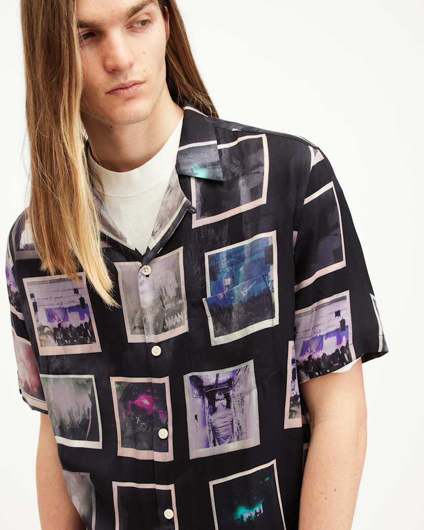 Fotos Printed Relaxed Fit Shirt