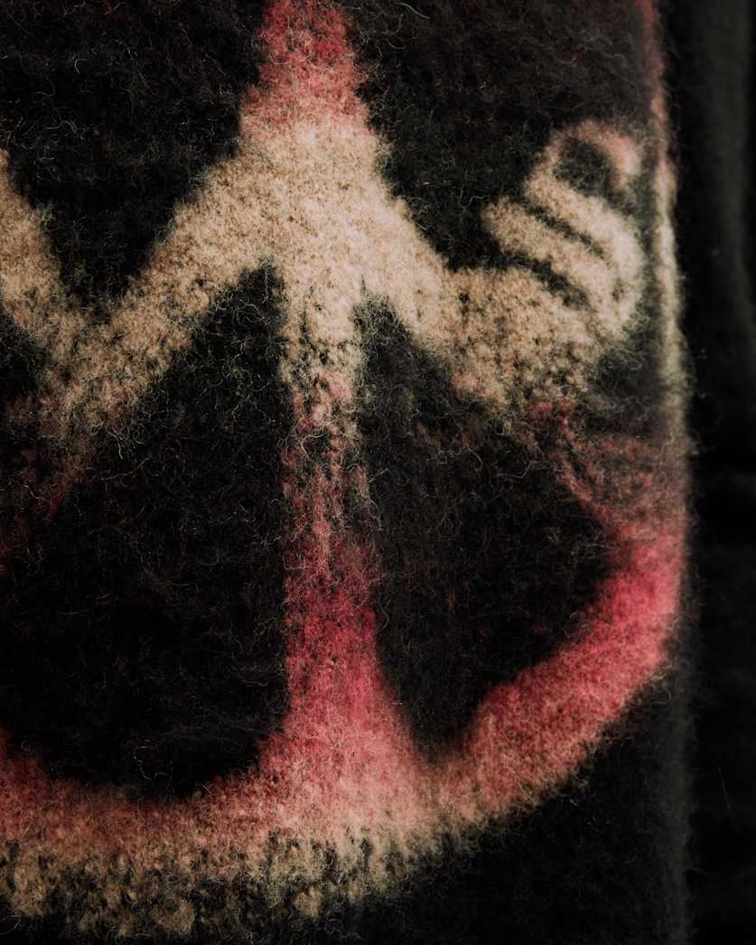 Peace Jacquard Oversized Jumper