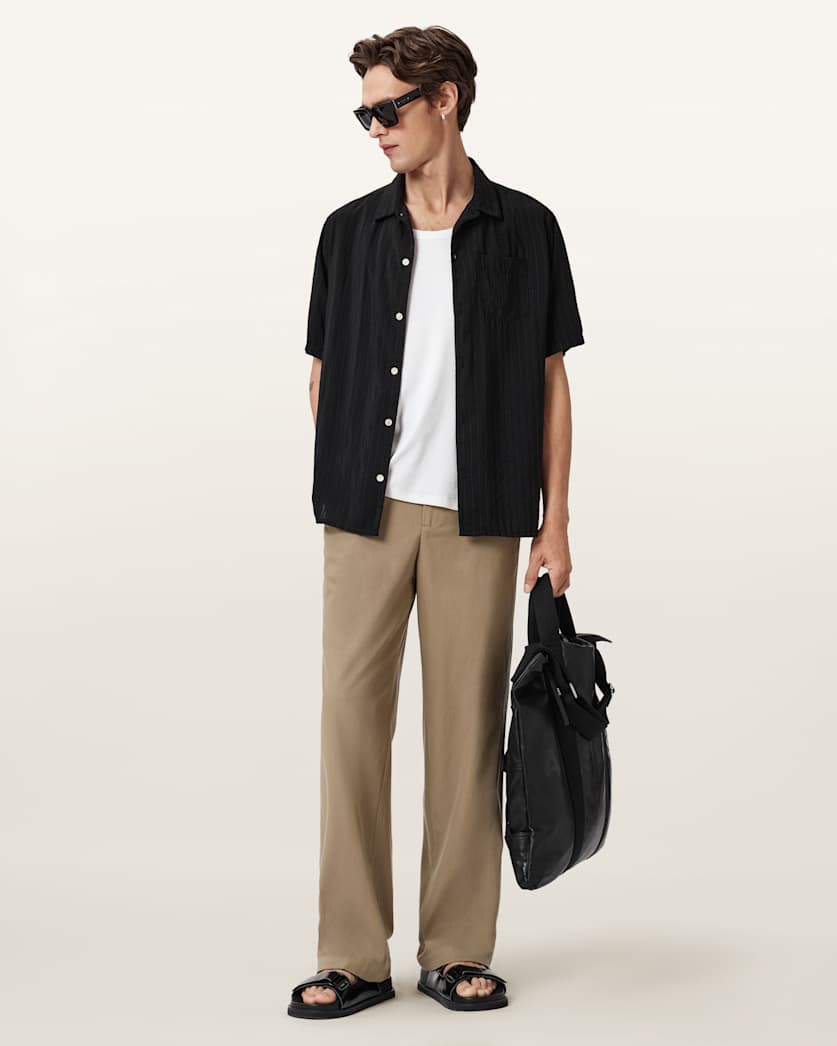 Mori Mid Rise Cotton Trousers