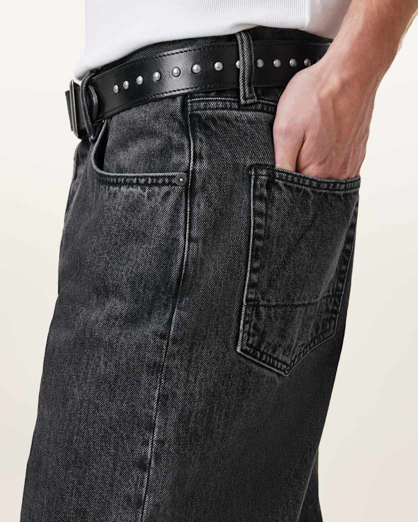 Cassian Studded Leather Belt