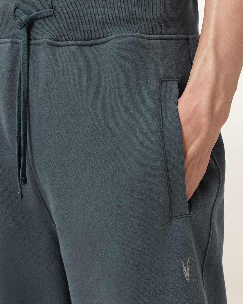 Raven Cuffed Slim Fit Ramskull Sweatpants