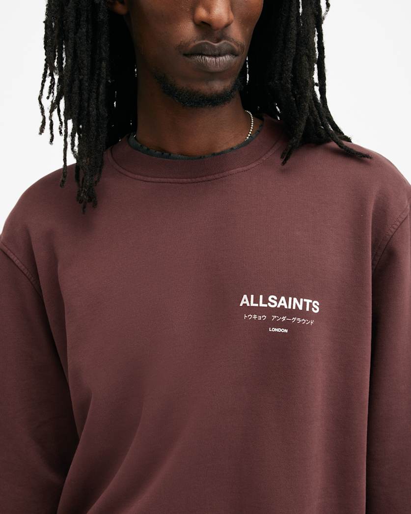 Underground Oversized Crew Neck Sweatshirt