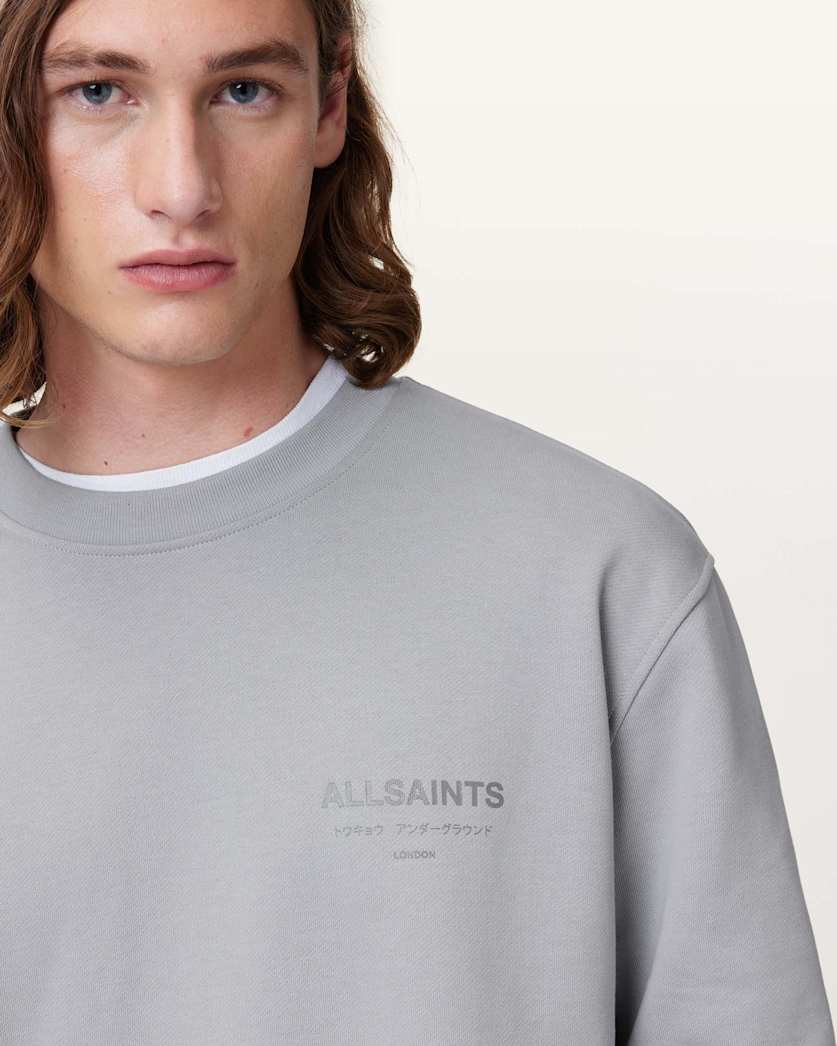 Underground Relaxed Fit Crew Neck Sweatshirt