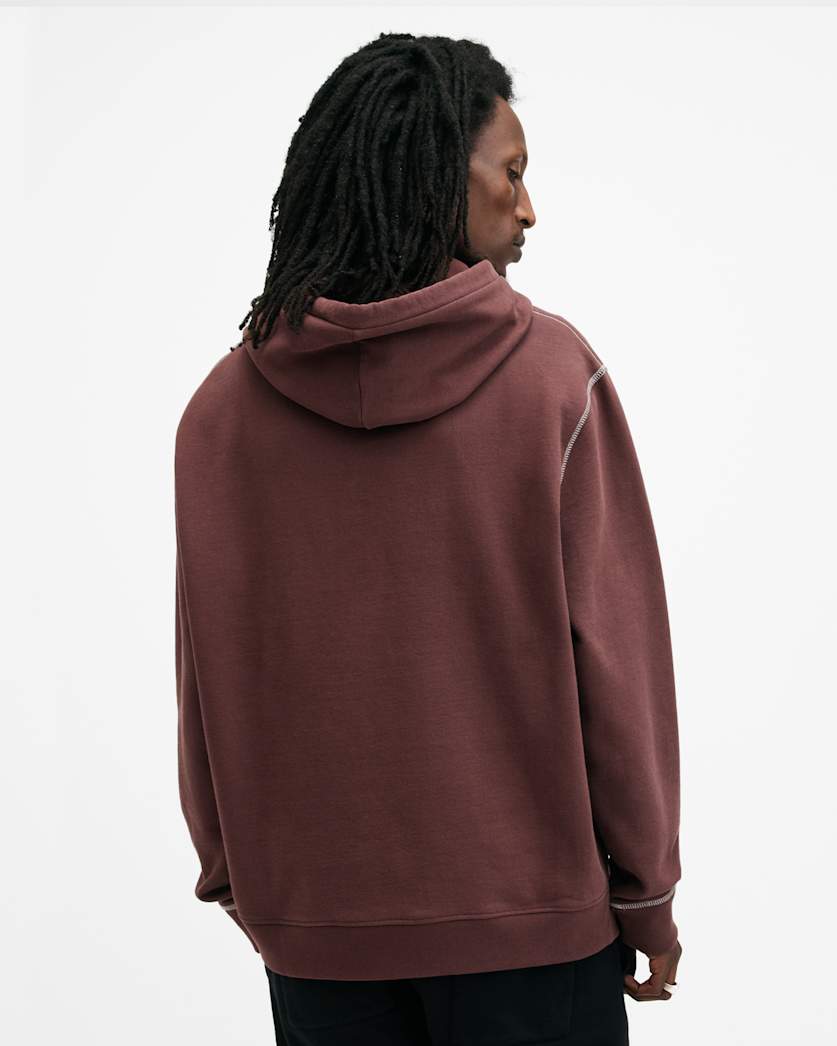 Amir Pullover Contrast Stitch Hoodie