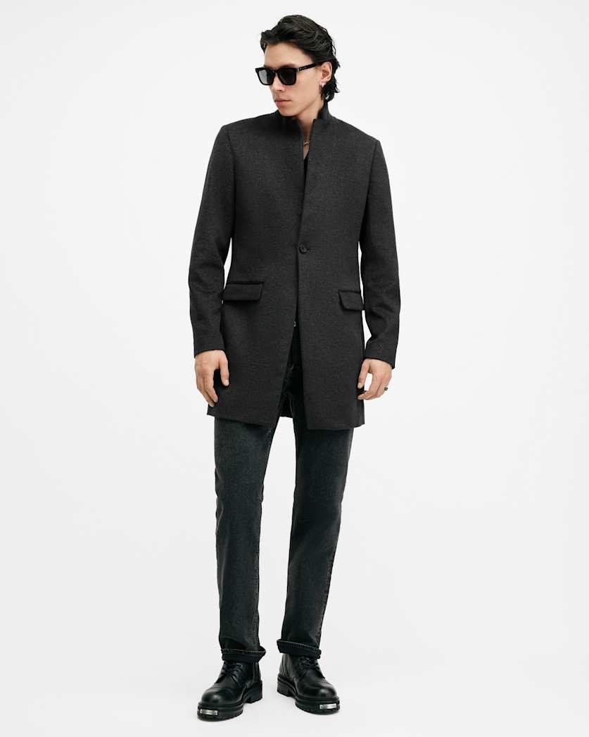 Hargrove Slim Fit Wool Blend Coat