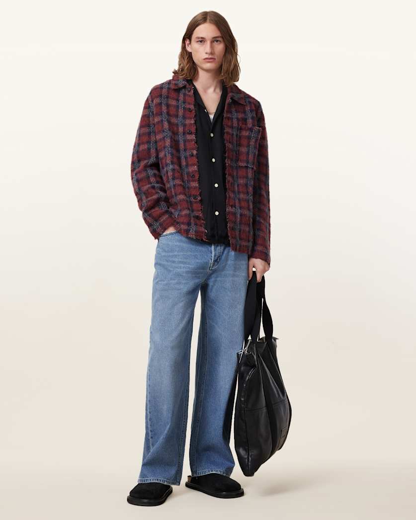 Austin Checked Brushed Cardigan