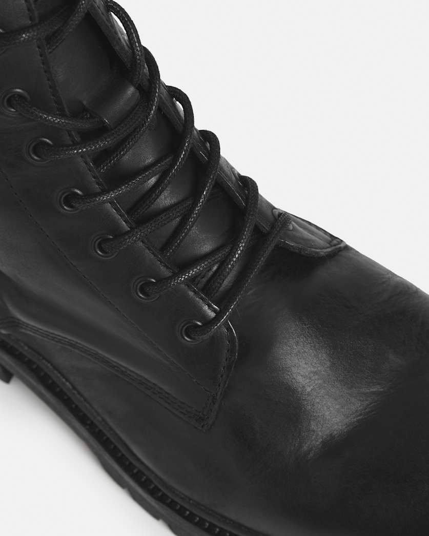 Tobias Lace Up Leather Boots