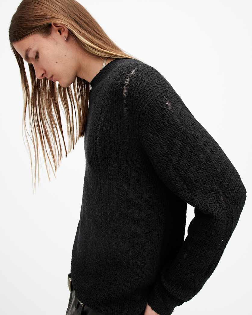 Hades Laddered Crew Neck Jumper