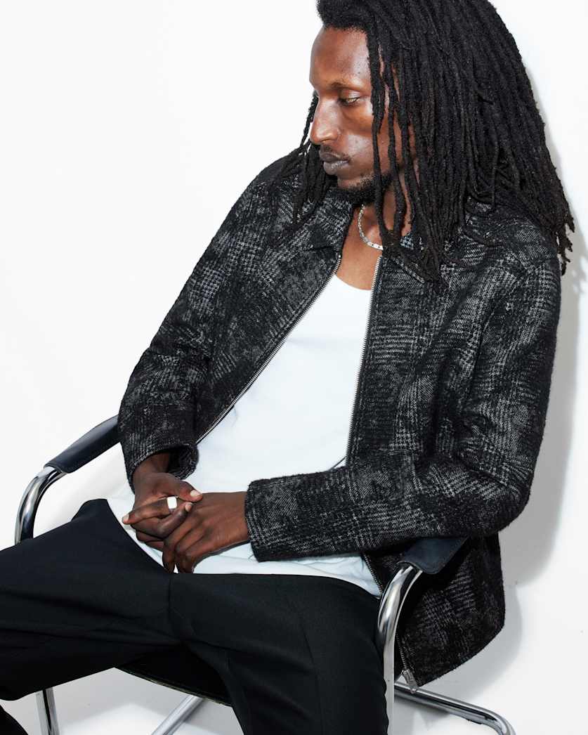 Keller Checked Jacquard Jacket