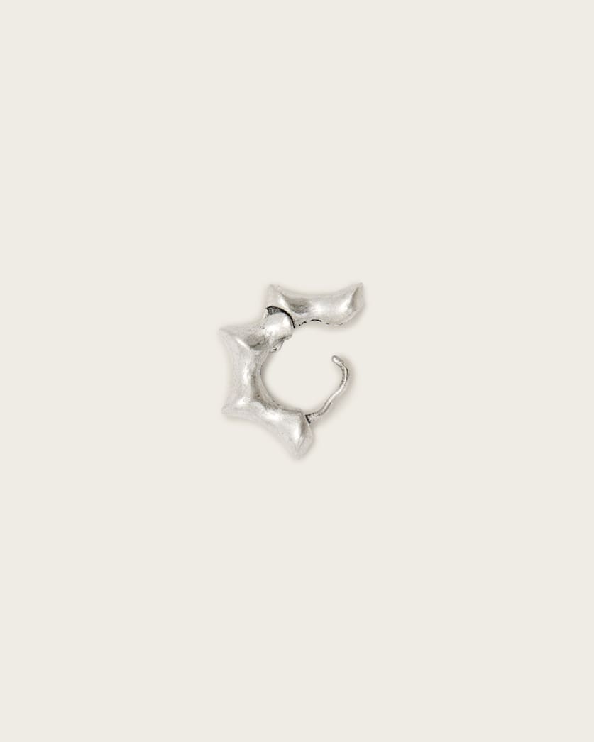 Tarek Sterling Silver Hoop Earring