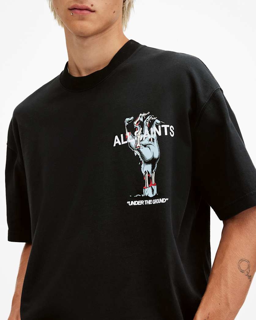 Undergang Oversized Graphic Printed T-Shirt