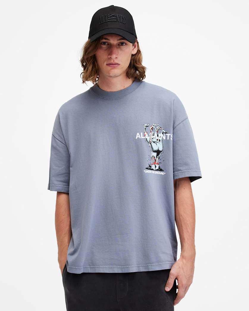 Undergang Oversized Graphic Printed T-Shirt