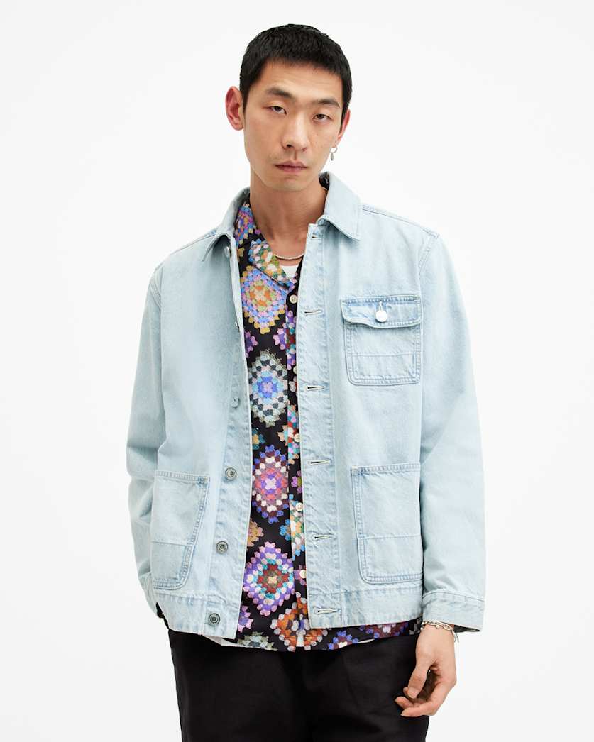 Tunar Crochet Printed Relaxed Fit Shirt