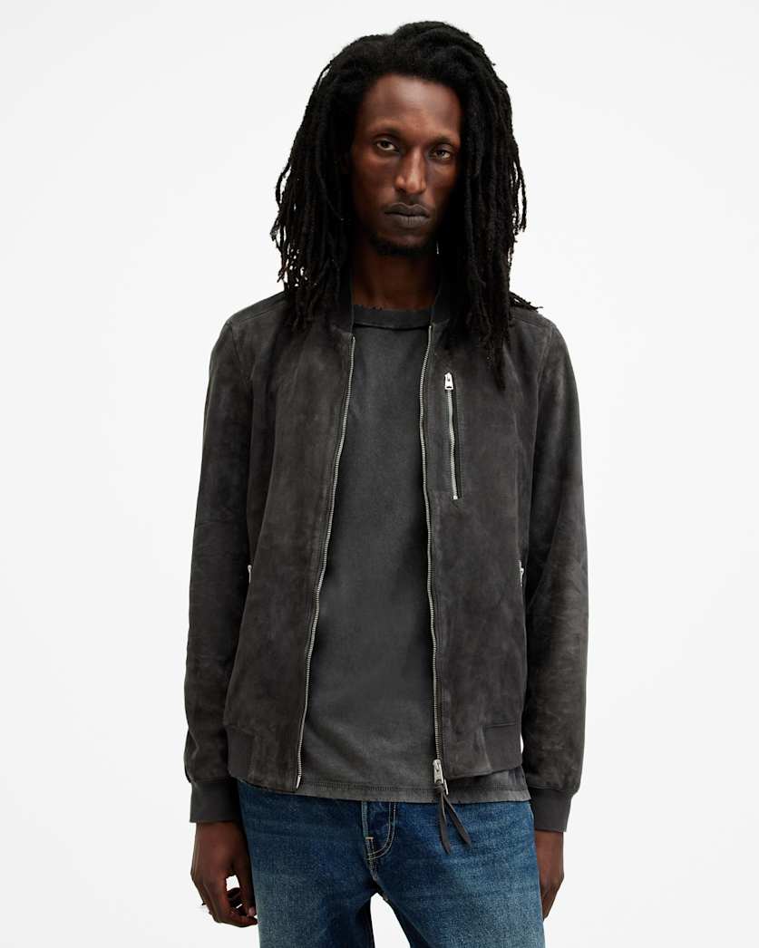 Kemble Suede Bomber Jacket