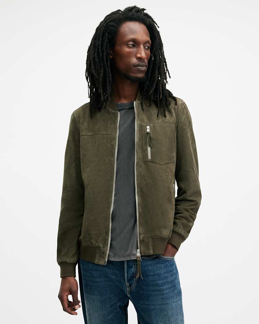 Kairo Suede Bomber Jacket