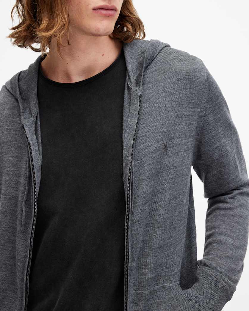 Mode Merino Zip Up Ramskull Hoodie