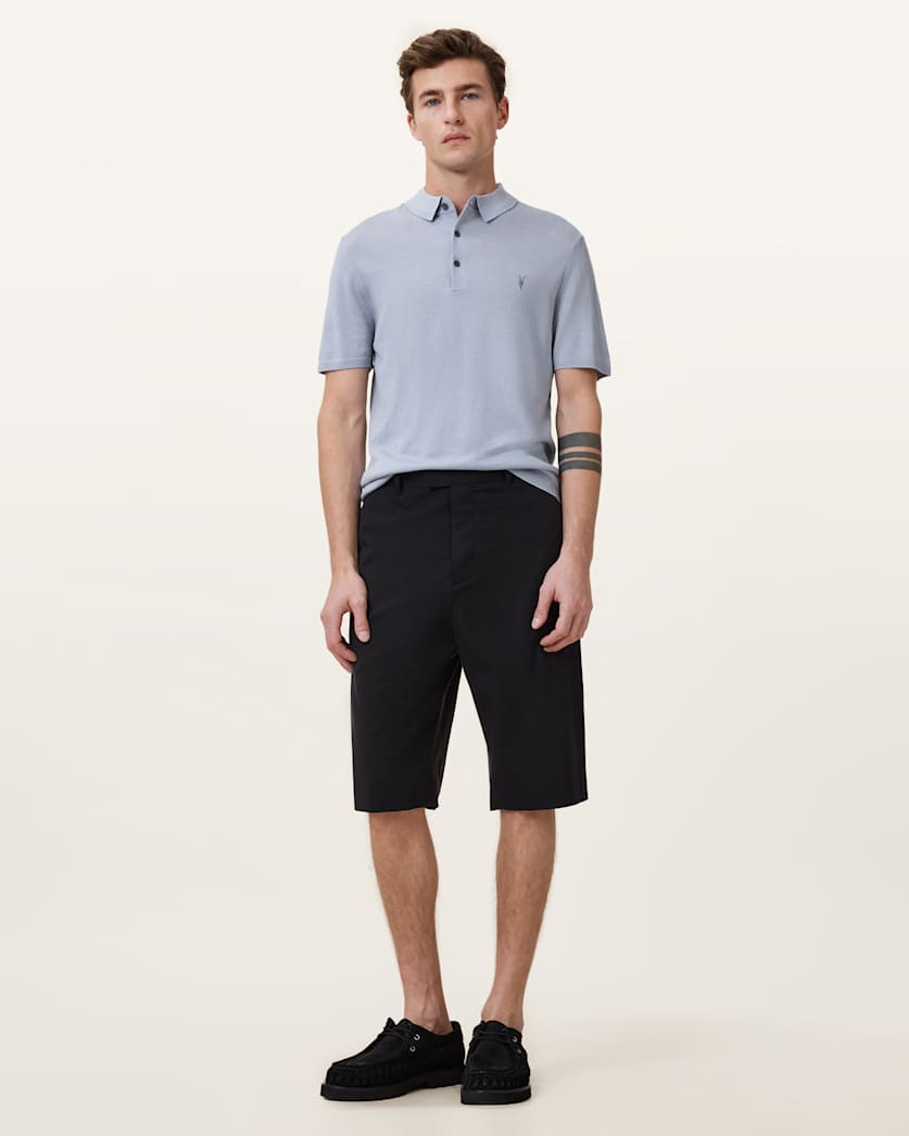 Mode Merino Short Sleeve Ramskull Polo Shirt