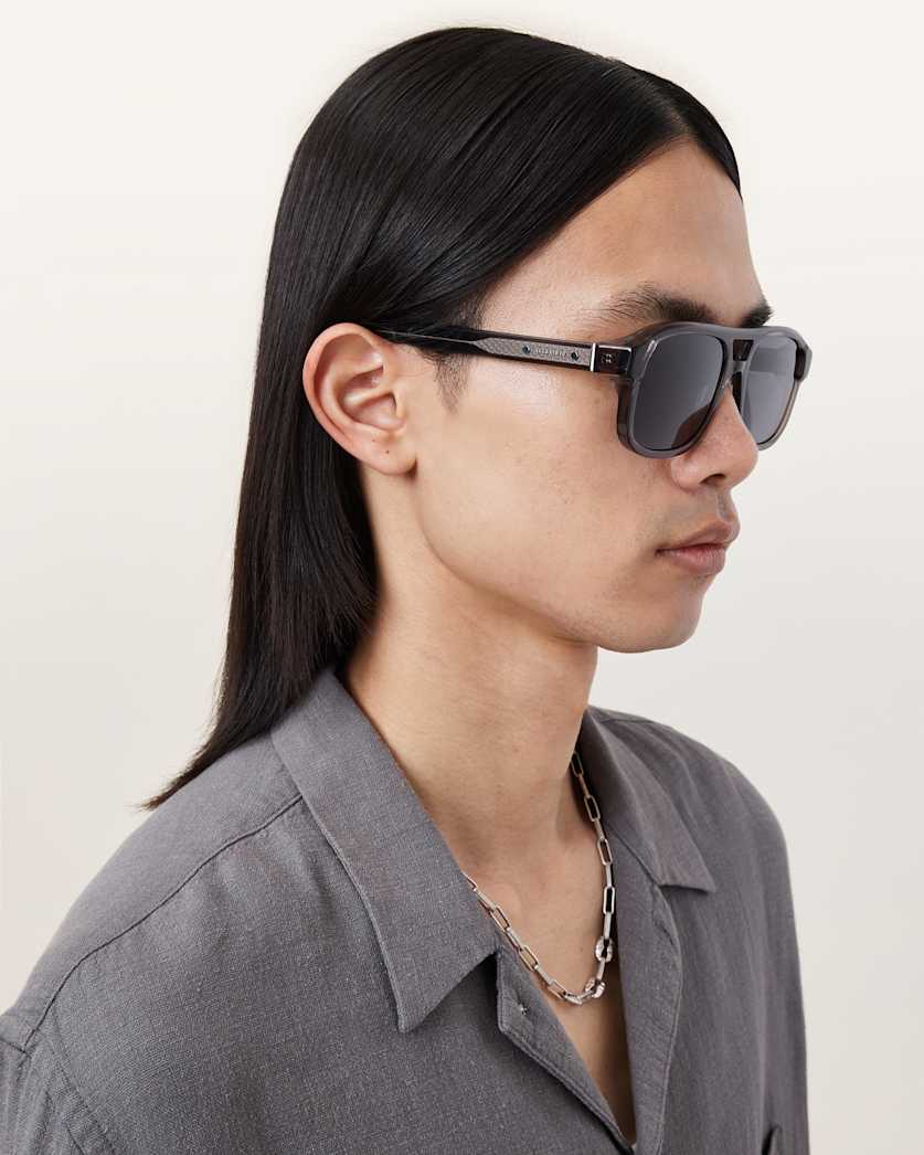 Enzo Acetate Aviator Sunglasses