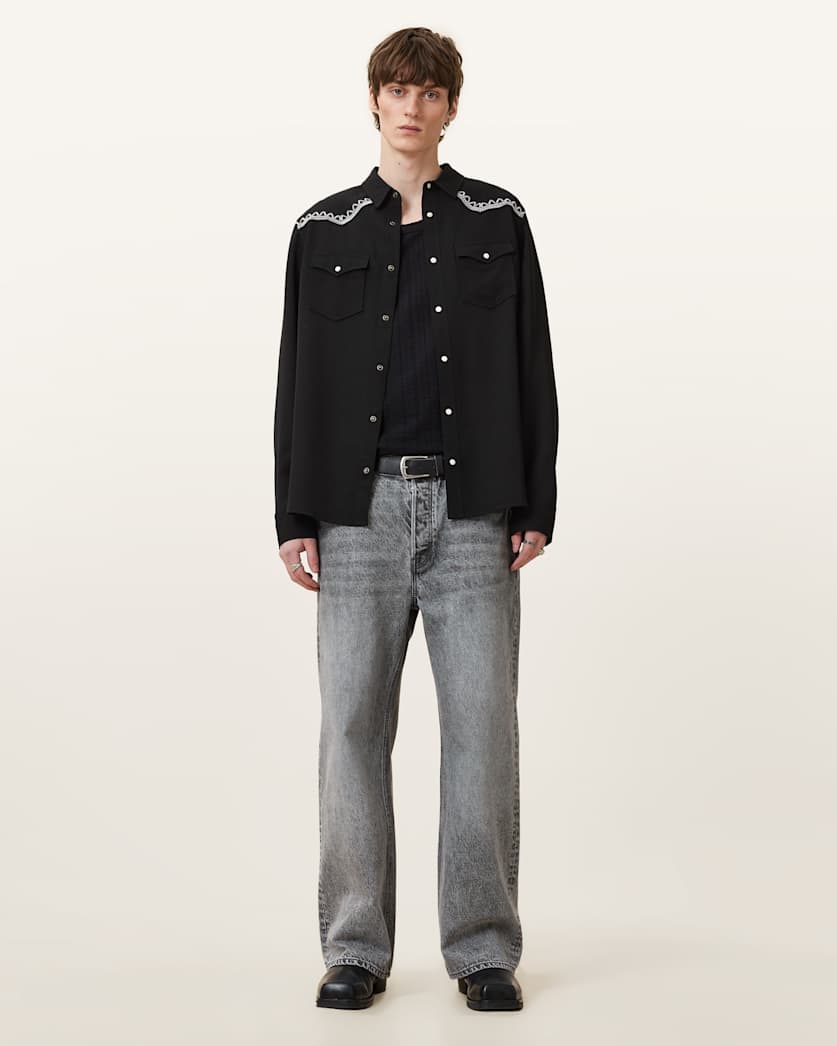 Dallin Embroidered Long Sleeve Shirt