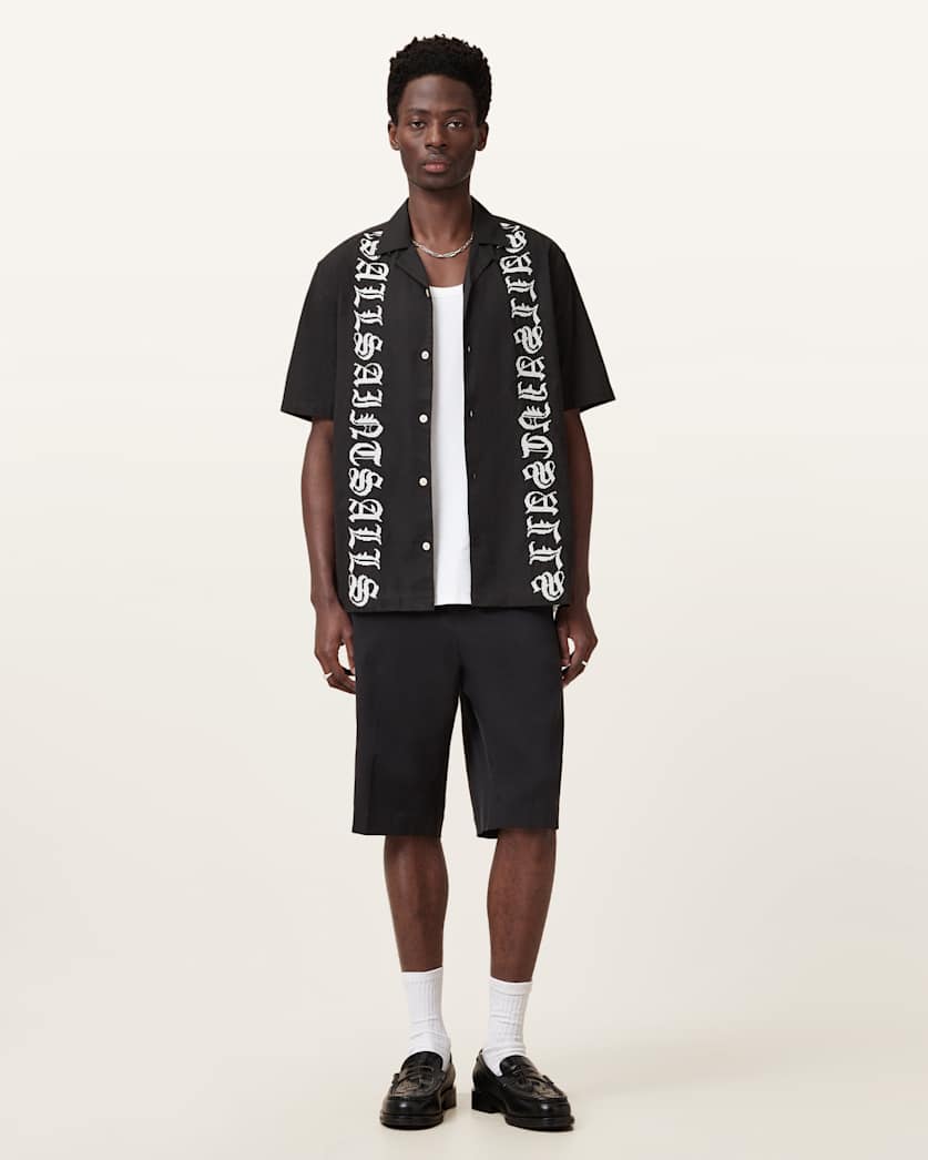 Scripture Short Sleeve Textured Shirt