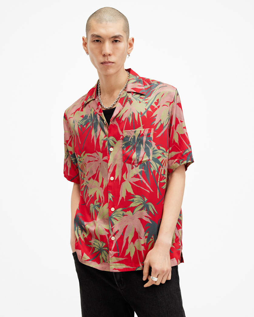 Hudsony Relaxed Fit Printed Shirt